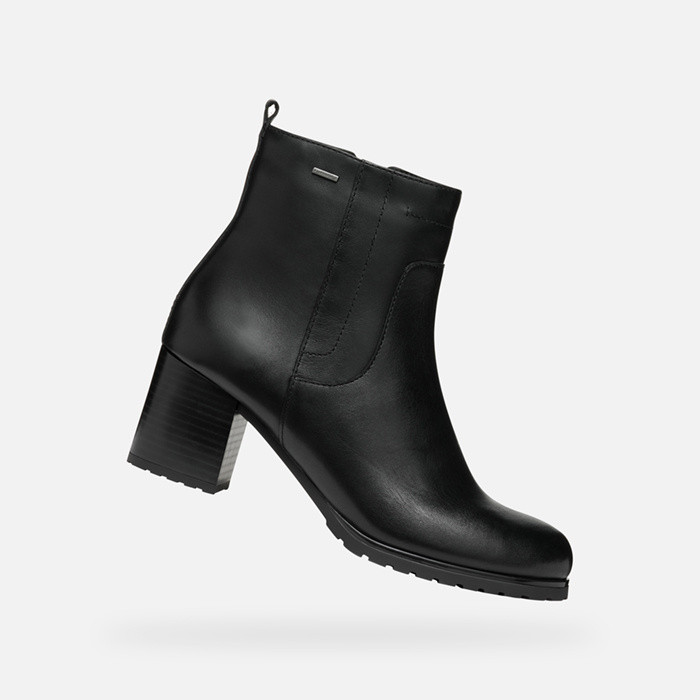 Waterproof ankle boots NEW LISE ABX WOMAN Black | GEOX