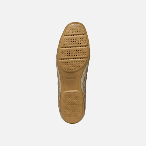 Ballet flats ANNYTAH WOMAN Light Gold - image number 7 | GEOX