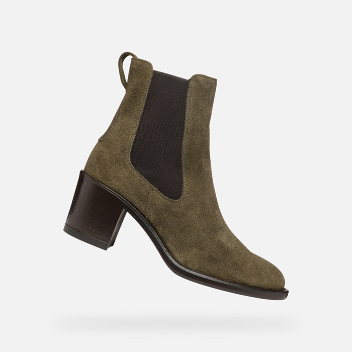 Bottines FARNIA FEMME Vert mousse | GEOX