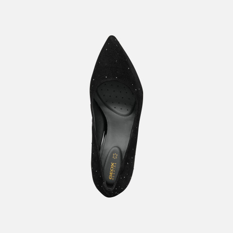 high-heeled court shoes FAVIOLA WOMAN Brilliant black - image number 5 | GEOX