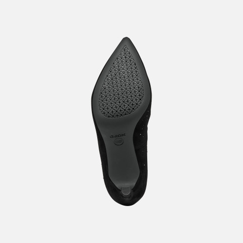high-heeled court shoes FAVIOLA WOMAN Brilliant black - image number 6 | GEOX