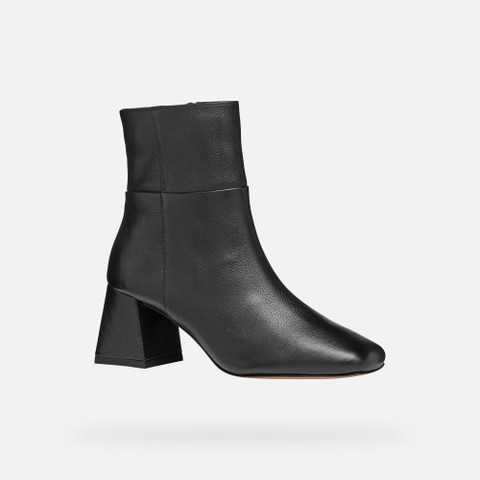 medium heel ankle boots CORONILLA WOMAN Black - image number 3 | GEOX