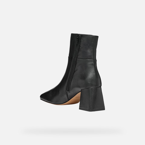 medium heel ankle boots CORONILLA WOMAN Black - image number 4 | GEOX