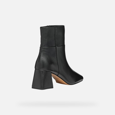 medium heel ankle boots CORONILLA WOMAN Black - image number 5 | GEOX