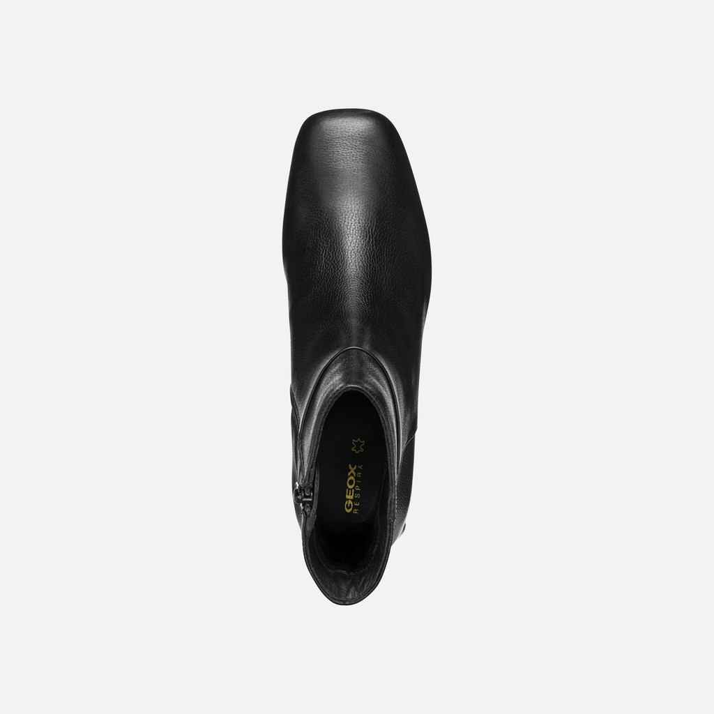 medium heel ankle boots CORONILLA WOMAN Black - image number 6 | GEOX