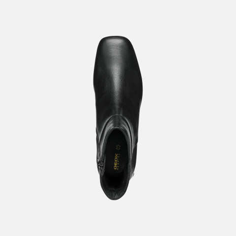 medium heel ankle boots CORONILLA WOMAN Black - image number 6 | GEOX