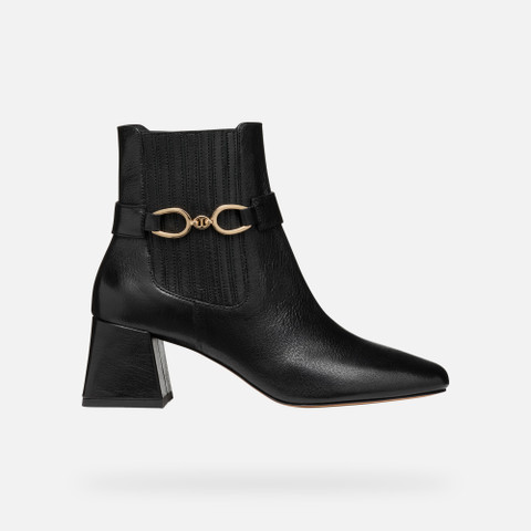 medium heel ankle boots CORONILLA WOMAN Black - image number 1 | GEOX