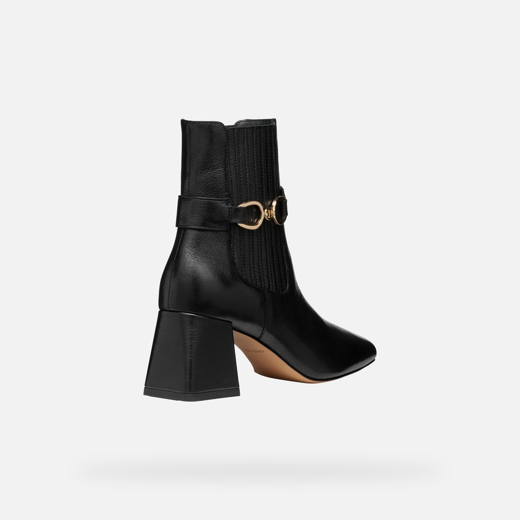 medium heel ankle boots CORONILLA WOMAN Black - image number 5 | GEOX