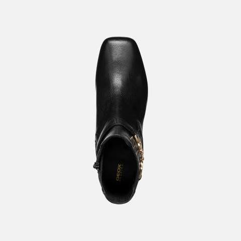 medium heel ankle boots CORONILLA WOMAN Black - image number 6 | GEOX