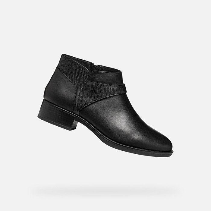 Low heel ankle boots FELICITY WOMAN Black | GEOX