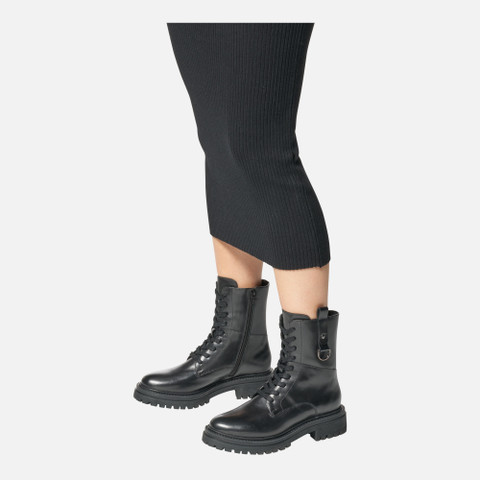 combat boots IRIDEA WOMAN Black - image number 2 | GEOX