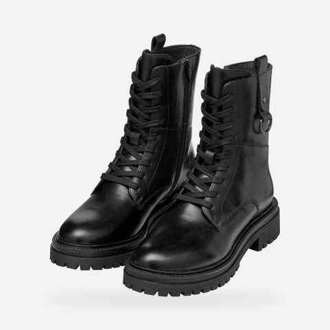 combat boots IRIDEA WOMAN Black - image number 8 | GEOX