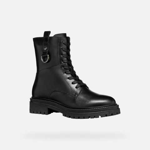 combat boots IRIDEA WOMAN Black - image number 3 | GEOX