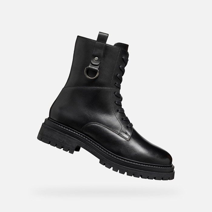 Botas militar IRIDEA MULHER Preto | GEOX