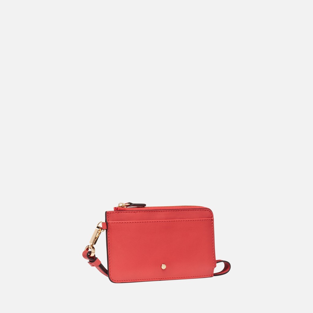 Wallet with zip WALLET WOMAN Coral - image number 1 | GEOX