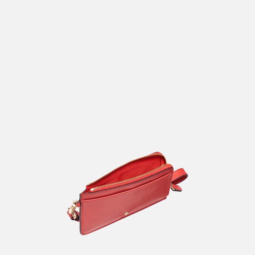 Wallet with zip WALLET WOMAN Coral - image number 3 | GEOX