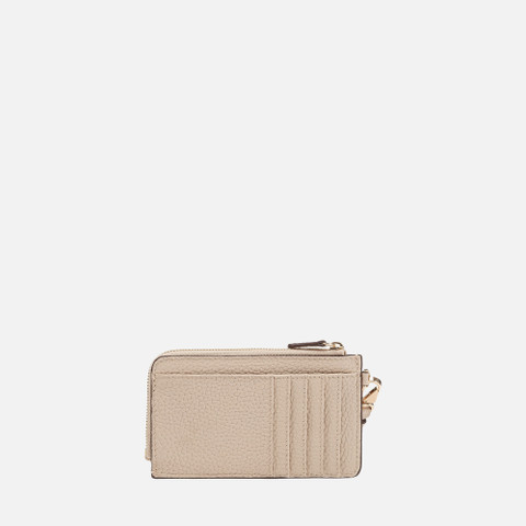 Wallet with zip WALLET WOMAN Off White - image number 2 | GEOX