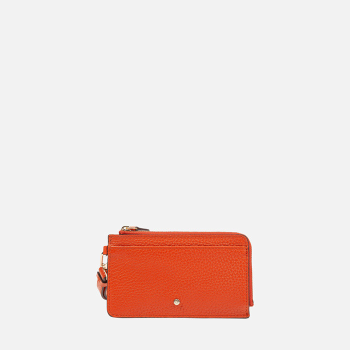 Carteras WALLET MUJER Naranja | GEOX