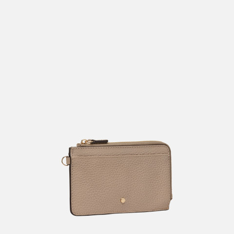 Wallet with zip WALLET WOMAN Light Taupe - image number 1 | GEOX