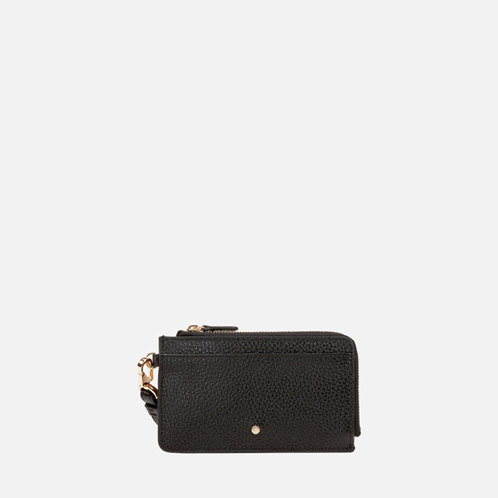 Carteras WALLET MUJER Negro | GEOX