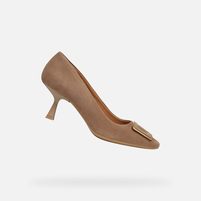 Medium heel pumps GISELDA R WOMAN Mud | GEOX