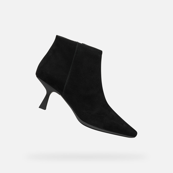 Medium heel ankle boots GISELDA R WOMAN Black | GEOX