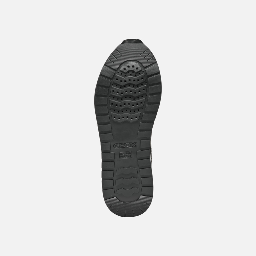 Geox® NEW KENCY WOMAN: Black Low Top Sneakers | Geox ® Geox® NEW KENCY WOMAN: Black Low Top Sneakers | Geox ®