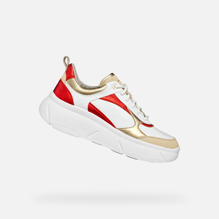 Zapatillas bajas NEBULA 2.0 X MUJER Rojo/Blanco | GEOX