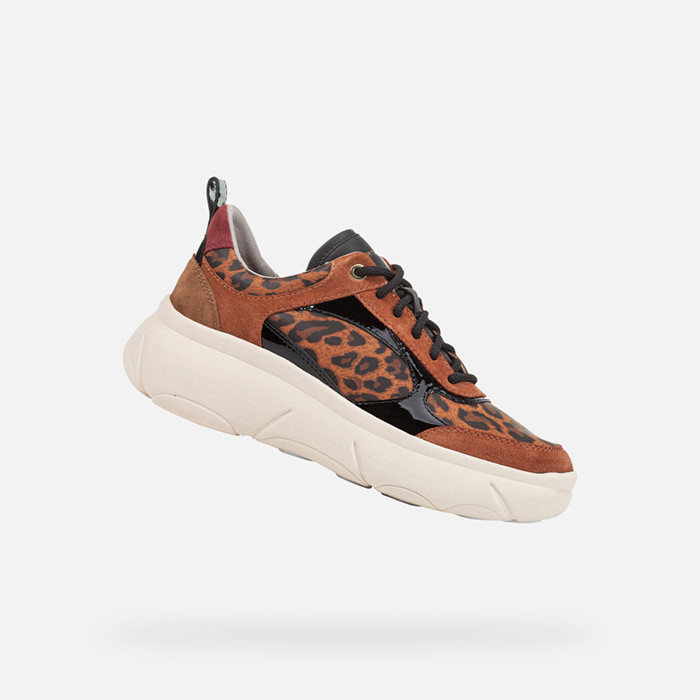 Sneakers basse NEBULA 2.0 X DONNA Cognac | GEOX