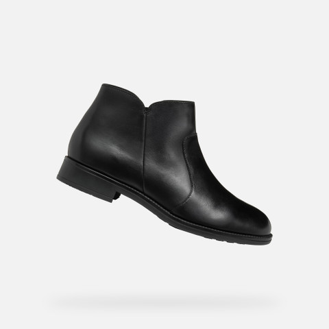 Low heel ankle boots JAYLON 2 WOMAN Black - image number 0 | GEOX