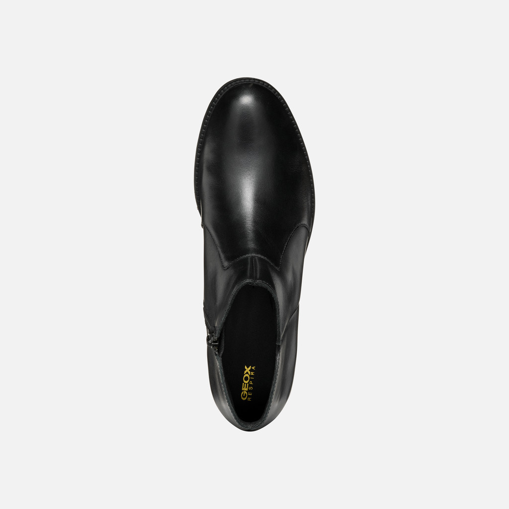 Low heel ankle boots JAYLON 2 WOMAN Black - image number 6 | GEOX