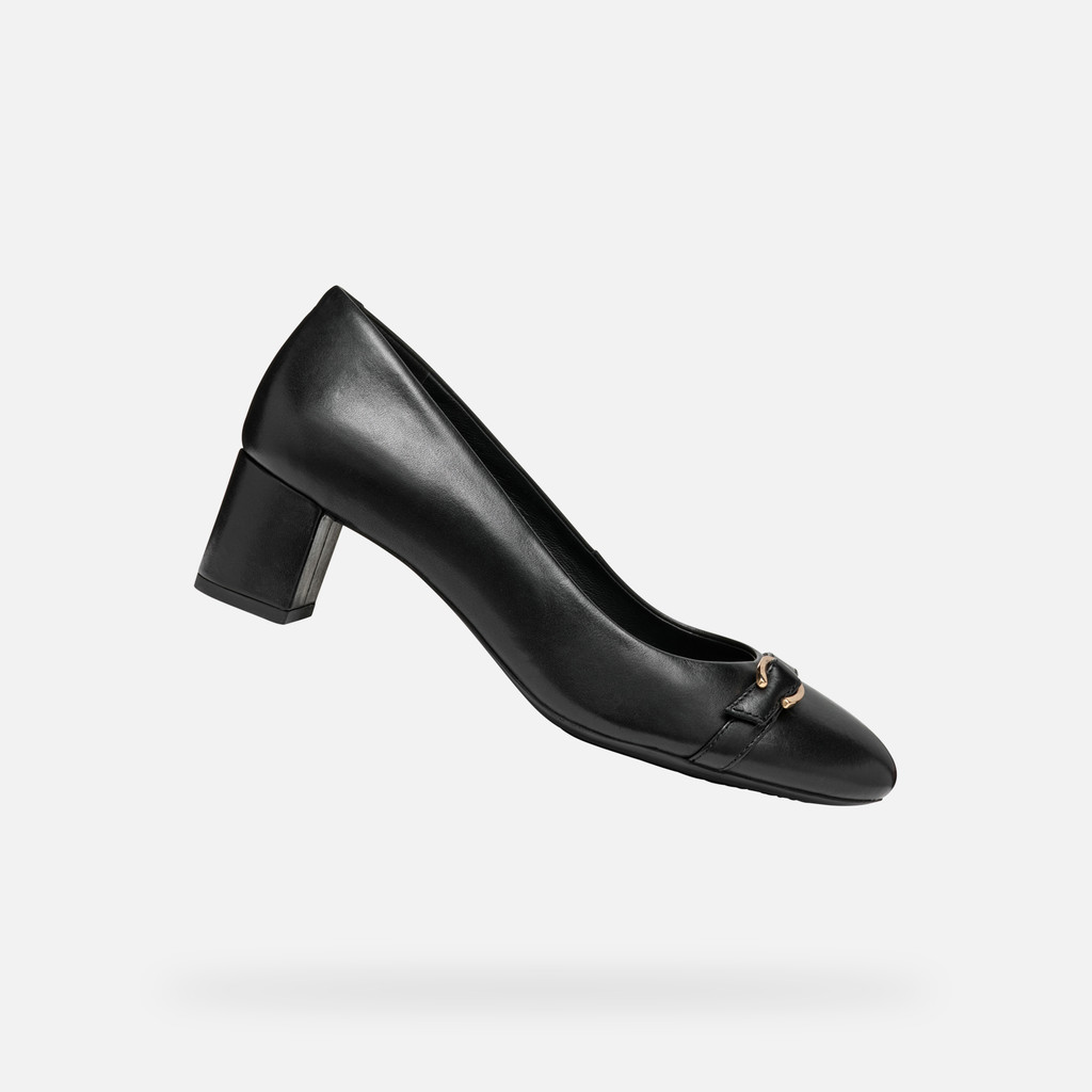 Escarpin noir talon moyen online