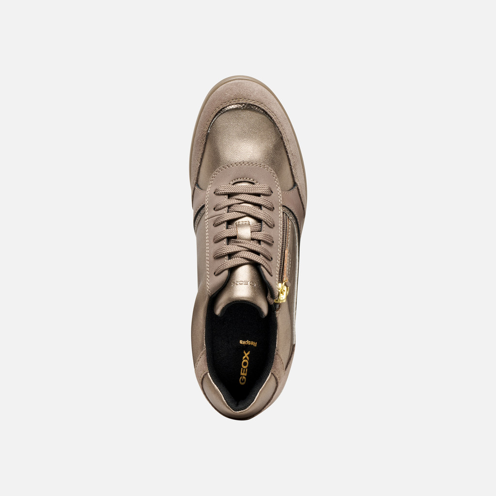 Wedge sneakers ILDE WOMAN Taupe - image number 5 | GEOX