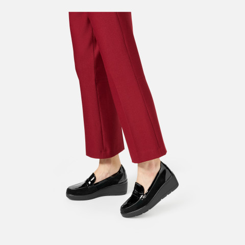 Wedge loafers ILDE WOMAN Black - image number 2 | GEOX