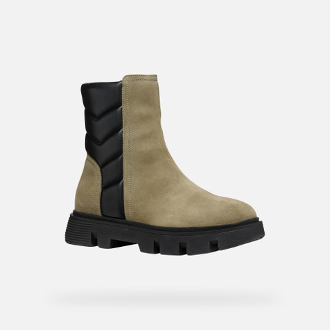 low heel ankle boots VILDE WOMAN Musk/Black - image number 2 | GEOX