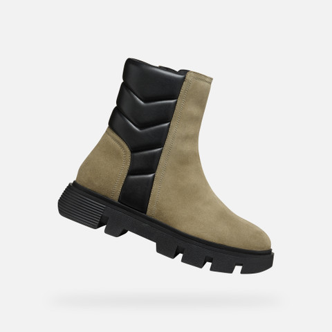 low heel ankle boots VILDE WOMAN Musk/Black - image number 0 | GEOX