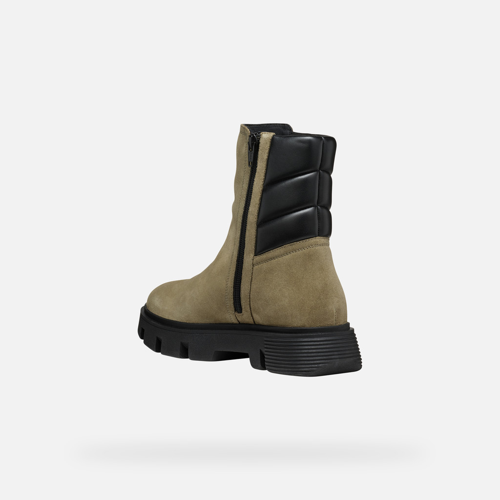 low heel ankle boots VILDE WOMAN Musk/Black - image number 3 | GEOX