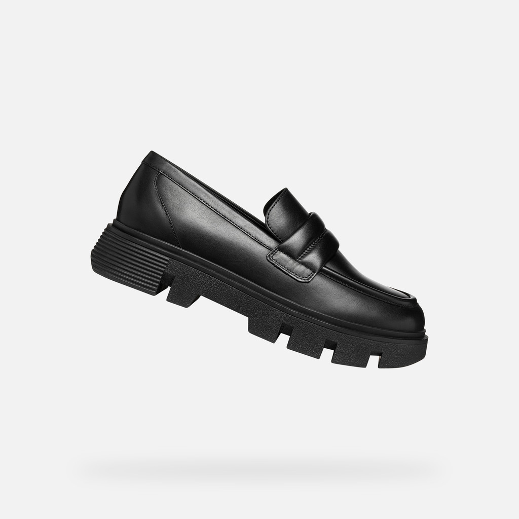 Geox D Vilde C Loafers Black US 7 Woman