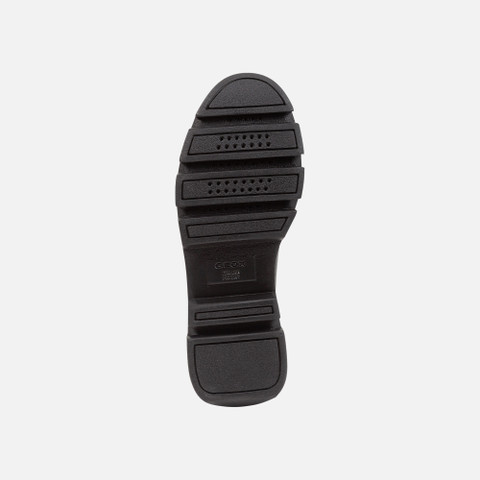 Leather loafers VILDE WOMAN Black - image number 7 | GEOX
