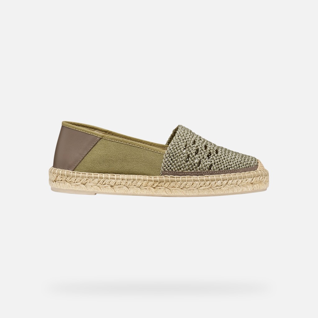 Espadrilles LAMPEDUSA WOMAN Sage - image number 1 | GEOX