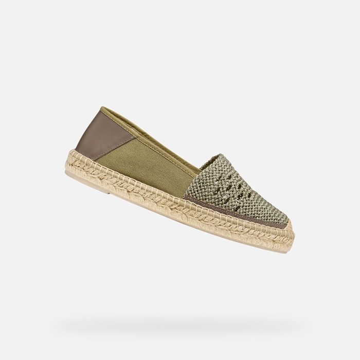 Espadrilles LAMPEDUSA WOMAN Sage | GEOX