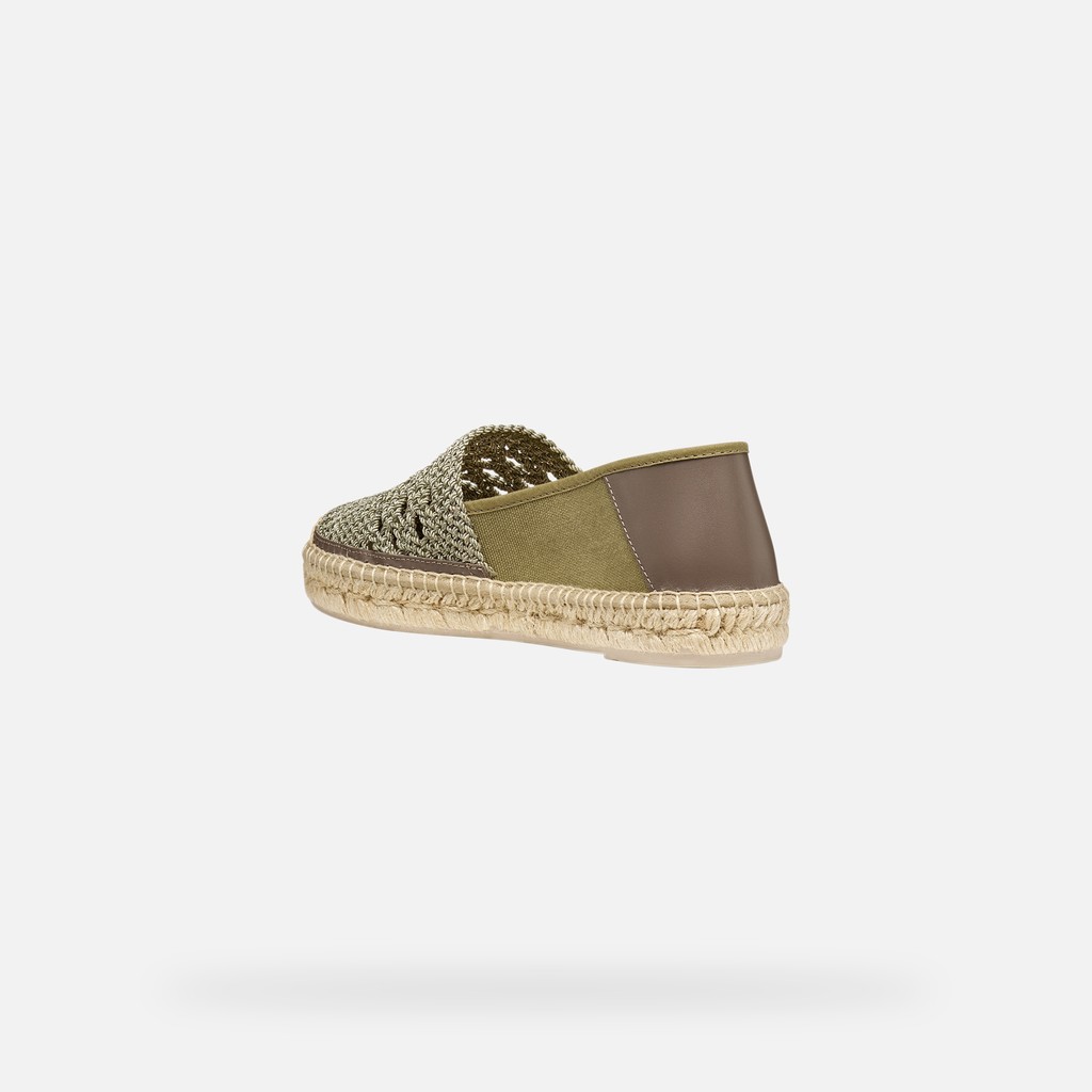 Espadrilles LAMPEDUSA WOMAN Sage - image number 3 | GEOX