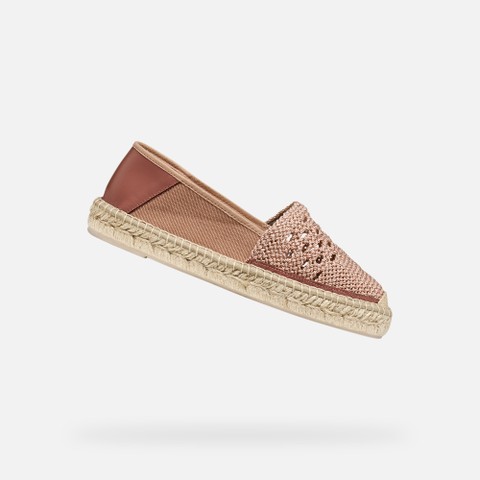 Espadrilles LAMPEDUSA FEMME Vieux rose | GEOX