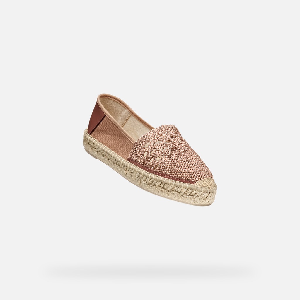 Espadrilles LAMPEDUSA FEMME Vieux rose - image number 4 | GEOX