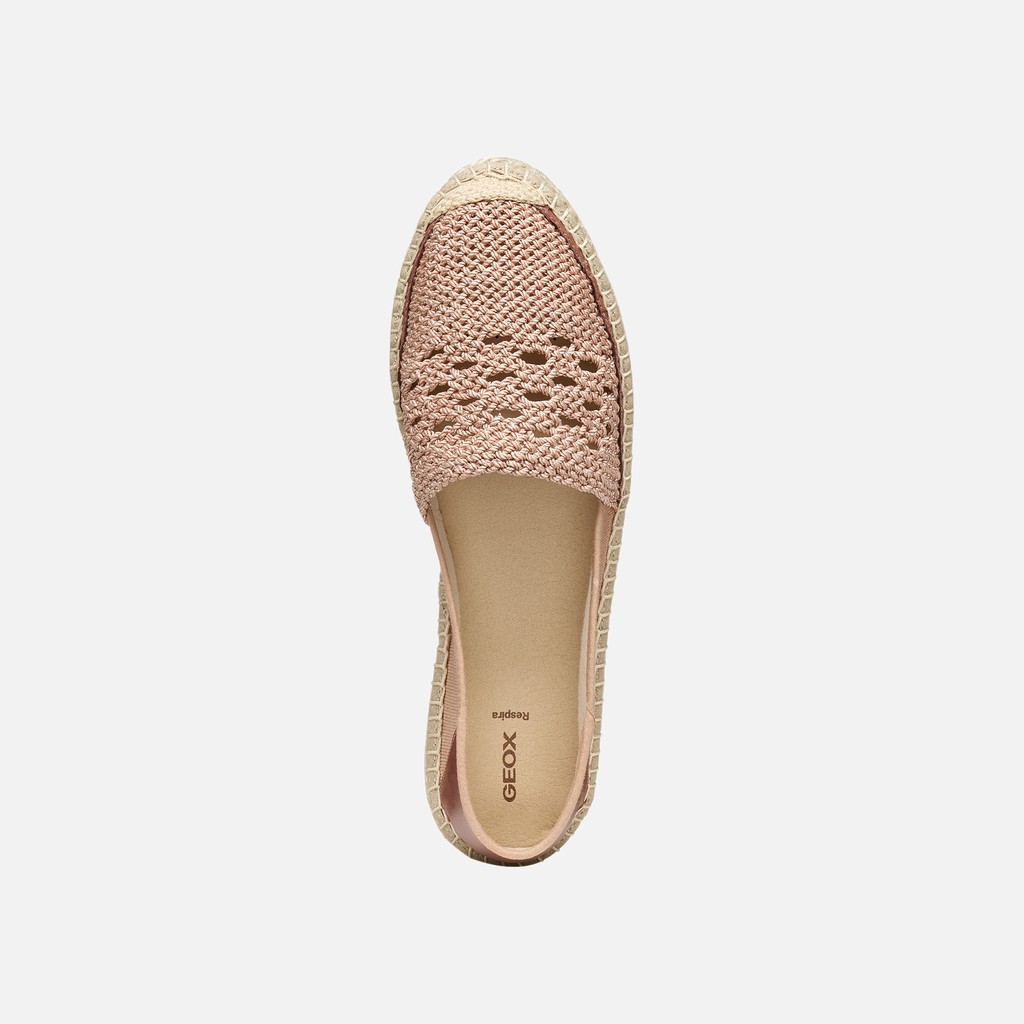 Espadrilles LAMPEDUSA FEMME Vieux rose - image number 5 | GEOX