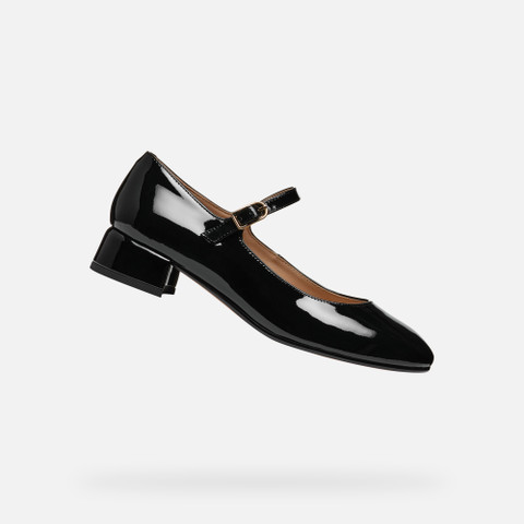 Mary Jane ballet flats FLORETIA WOMAN Black | GEOX