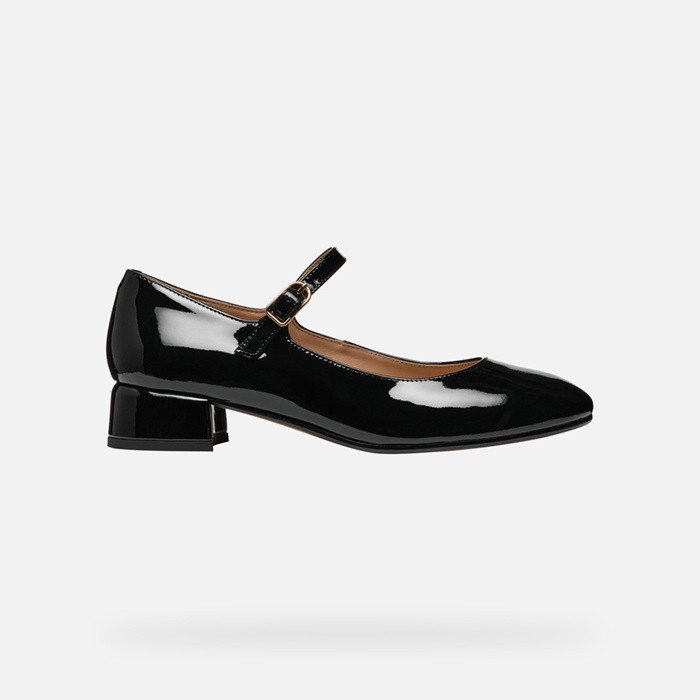 Mary Jane ballet flats FLORETIA WOMAN Black | GEOX