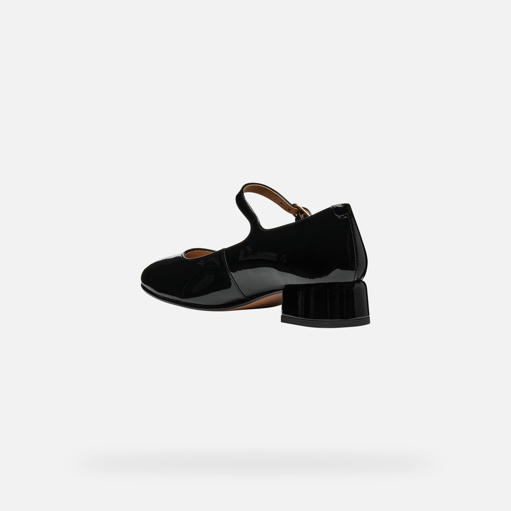 Mary Jane ballet flats FLORETIA WOMAN Black - image number 4 | GEOX