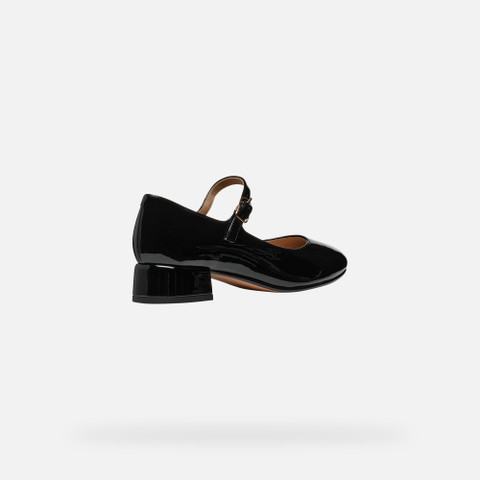 Mary Jane ballet flats FLORETIA WOMAN Black - image number 5 | GEOX
