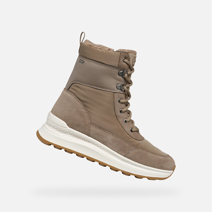 Bottines imperméables SPHERICA ACTIF X2 ABX FEMME Taupe | GEOX